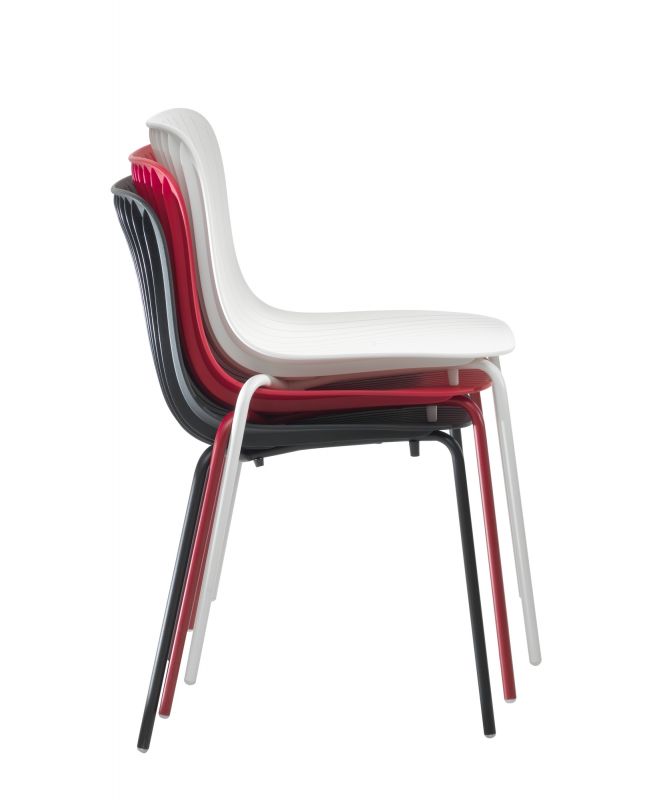 Dragonfly Stacking Chair Segis white